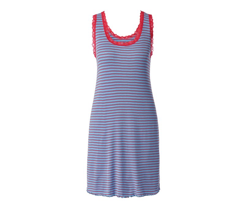 Tchibo - Trägernachthemd aus Rippe - Damen - Gr. S - weiß