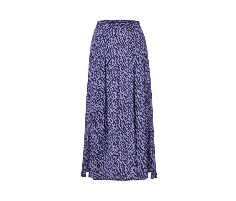 Tchibo - Rock mit Print - Damen - Gr. 40 - dunkelblau/print