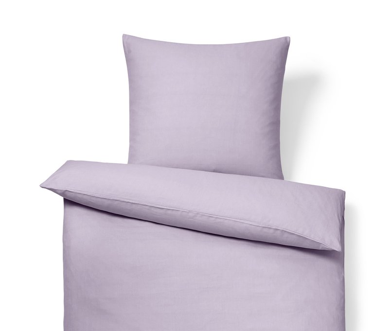 Tchibo - Bettwäsche aus gewaschenem Leinen - lila
