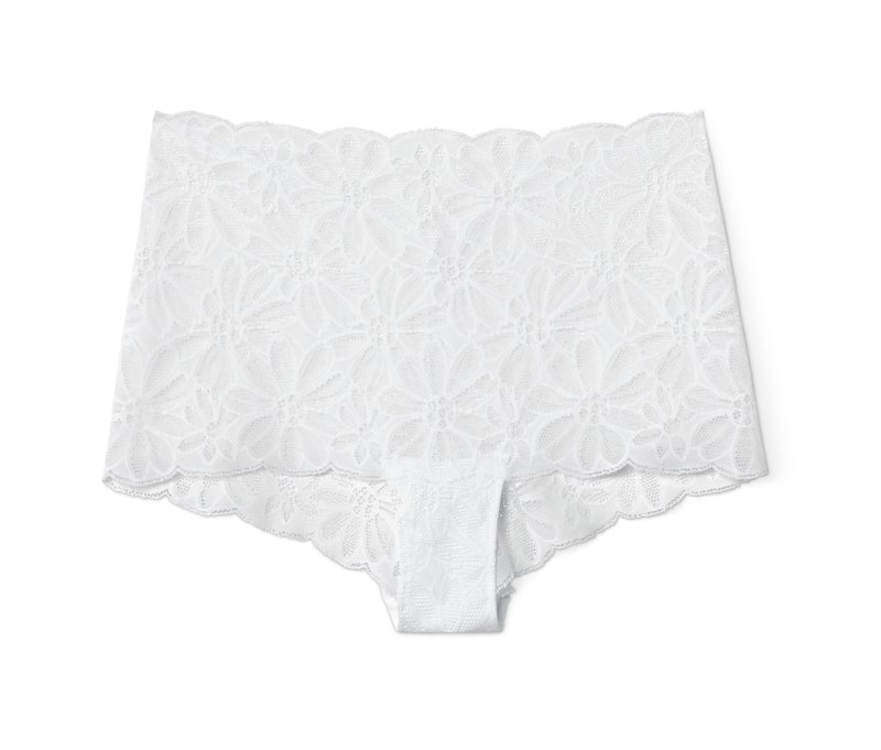Tchibo - Spitzen-Panty - Damen - Gr. XS - weiß
