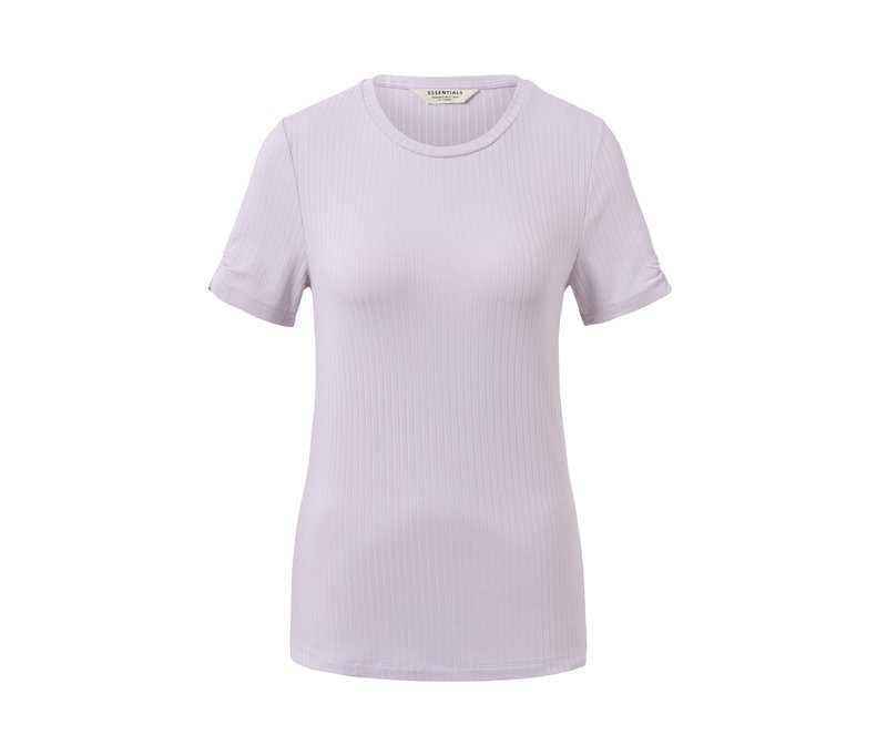Tchibo - Geripptes Shirt - Damen - Gr. M - lila