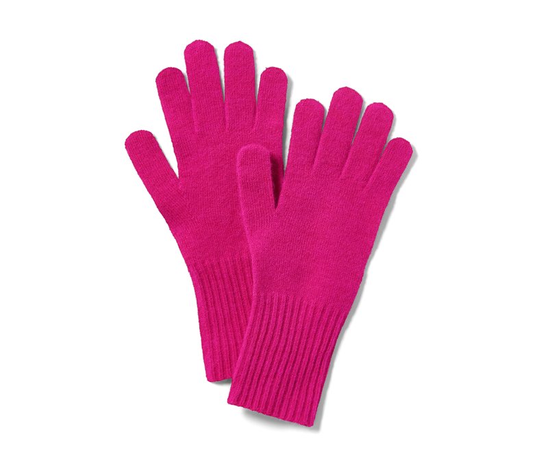 Tchibo - Strickhandschuhe mit Wolle - pink