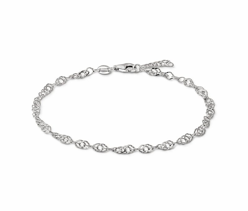 Tchibo - 925 Silber Armband Singapur - silber