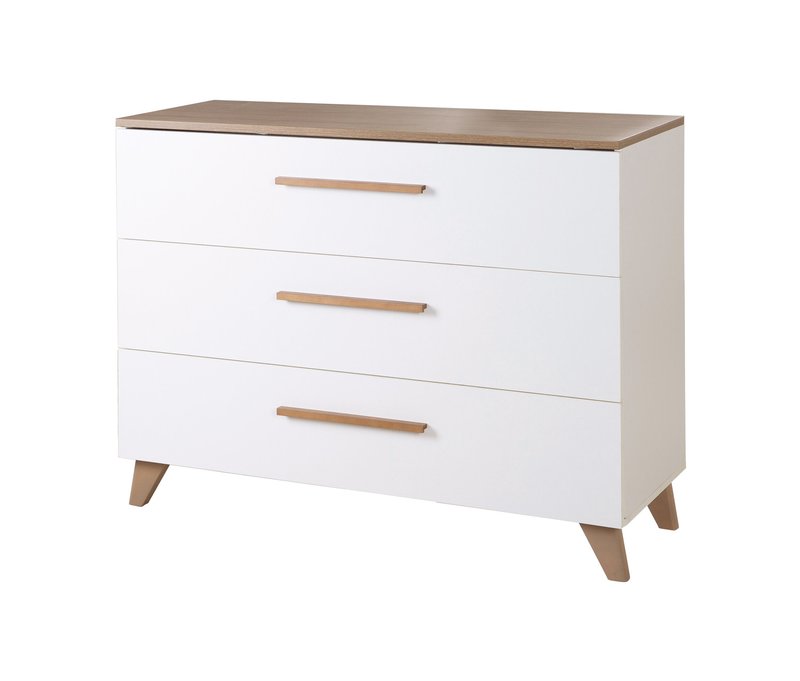 roba Wickelkommode »Ole» - 110x75,5x98cm - weiß - Holz / Holz