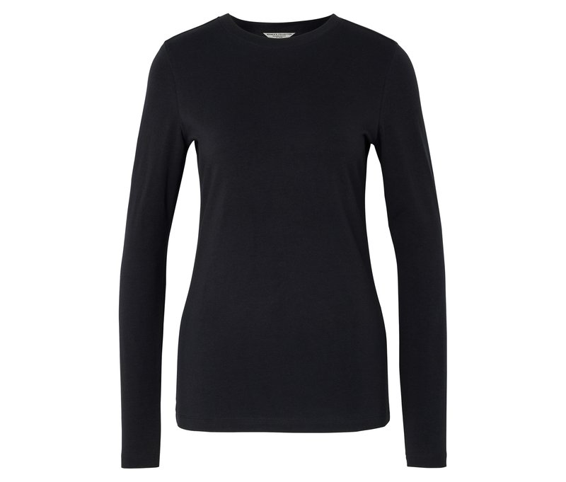 Tchibo - Langarmshirt - Damen - Gr. M - schwarz