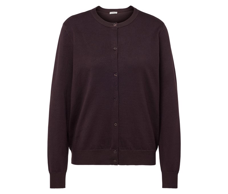 Tchibo - Feinstrick-Cardigan - Damen - Gr. S - dunkelbraun