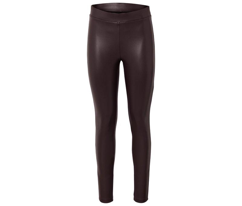 Tchibo - Leggings in Lederoptik - Damen - Gr. S - dunkelbraun