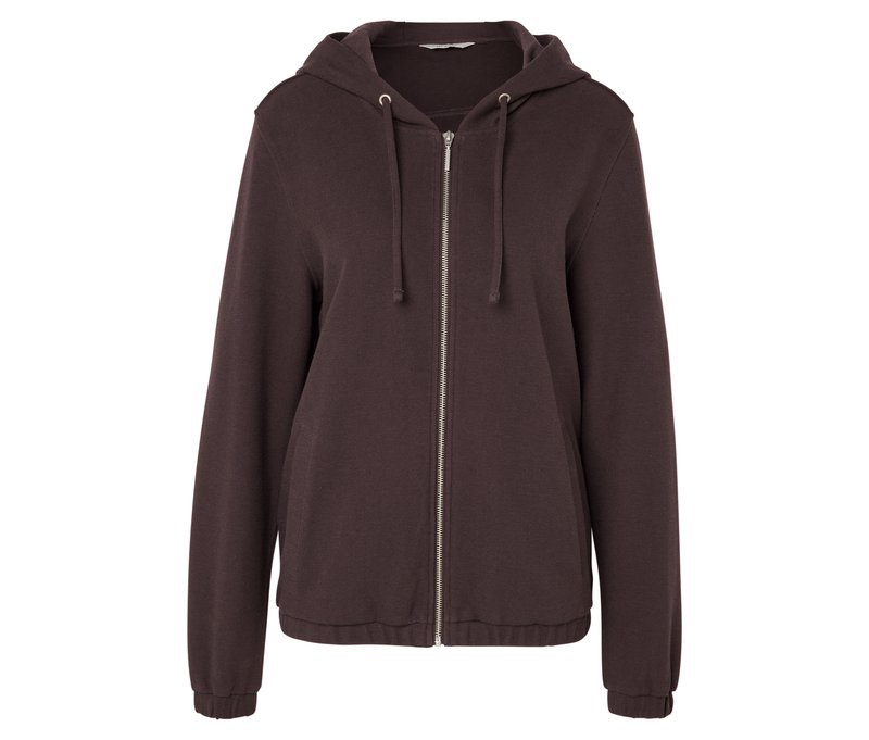 Tchibo - Sweatjacke - Damen - Gr. XL - dunkelbraun