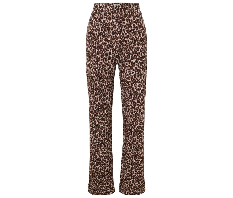 Tchibo - Bedruckte Jerseyhose - Damen - Gr. L - schwarz/print