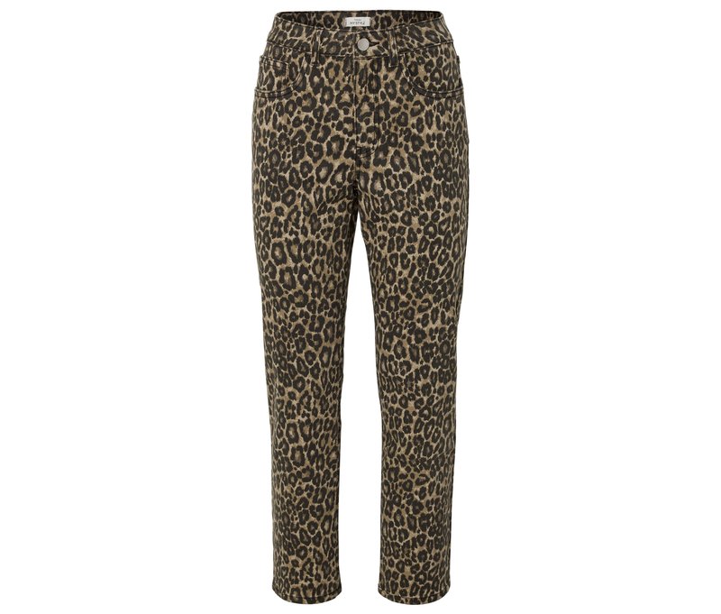 Tchibo - Bedruckte Modern Jeans – Fit »Ava« - Damen - Gr. 42 - schwarz/print