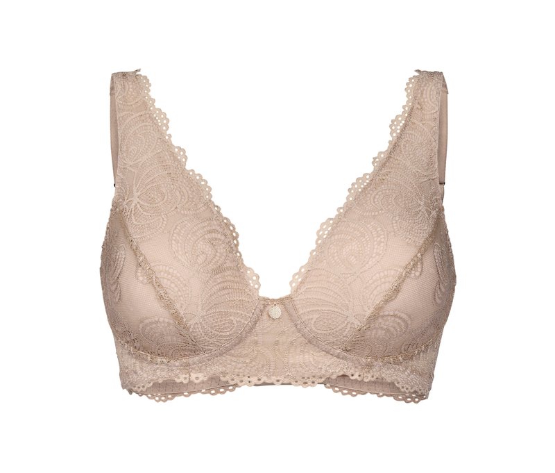 Tchibo - Spitzen-BH - Damen - Gr. 85B - beige