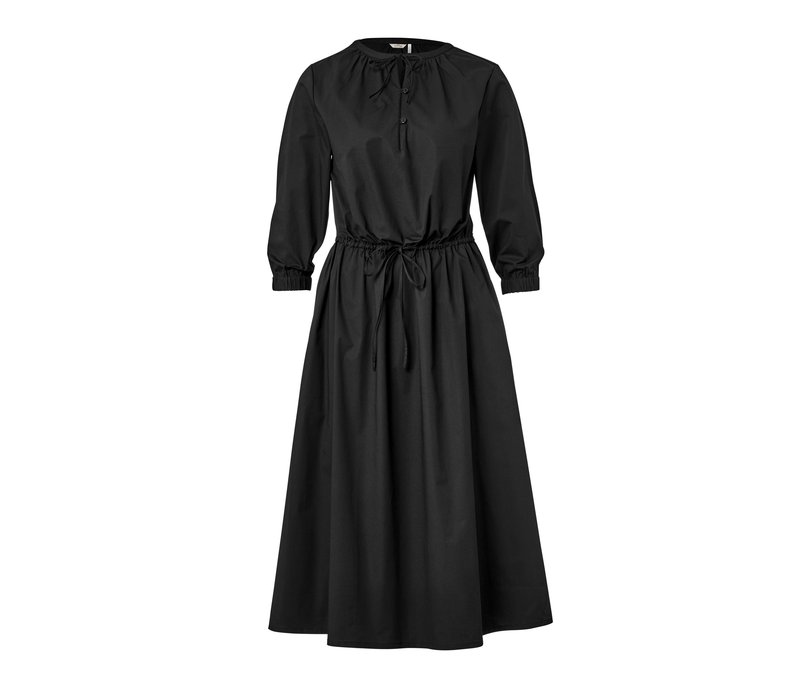 Tchibo - Popeline-Kleid - Damen - Gr. 48 - schwarz