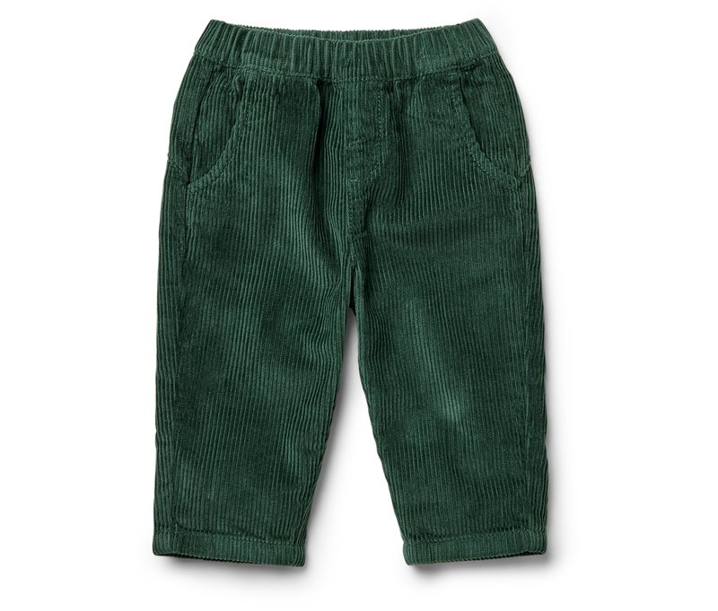Tchibo - Kinder-Pull on pants Cord – Fit »Jona« - Unisex - Gr. 110/116 - grün