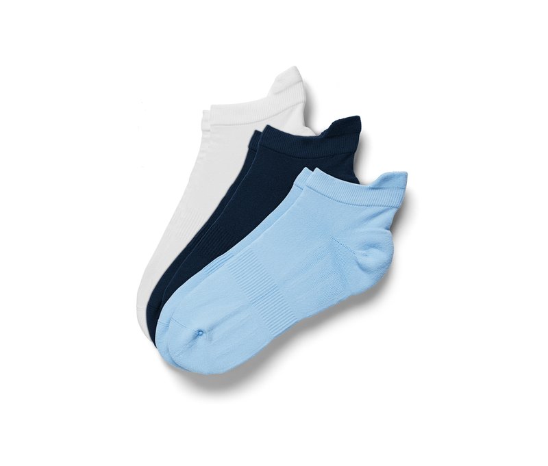 Tchibo - 3 Paar Funktions-Sportsocken - Unisex - Gr. 43-46 - dunkelblau