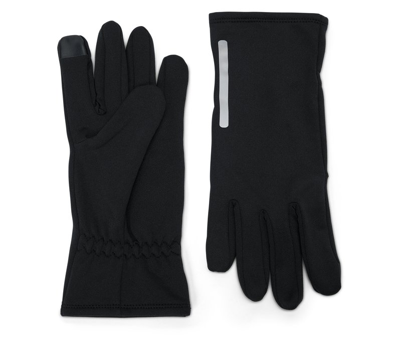 Tchibo - Laufhandschuhe - Unisex - Gr. 6,5 - schwarz