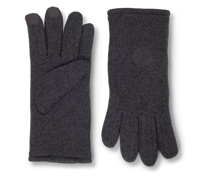 Tchibo - Strickfleece-Handschuhe - Unisex - Gr. 8,5 - anthrazit
