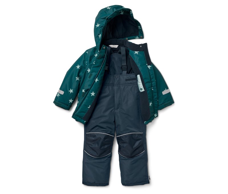 Tchibo - Kinder-Schnee-Kombi - Unisex - Gr. 122/128 - dunkelblau/print