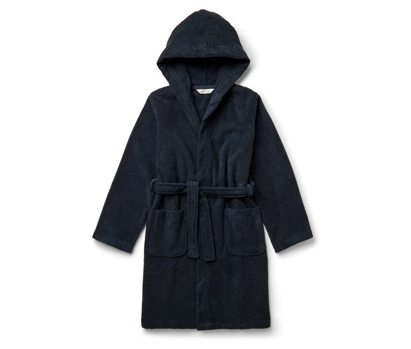 Tchibo - Kinder-Bademantel - Unisex - Gr. 122/128 - dunkelblau