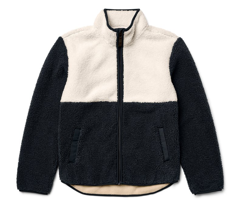 Tchibo - Kinder-Teddyplüschjacke - Unisex - Gr. 146/152 - dunkelblau