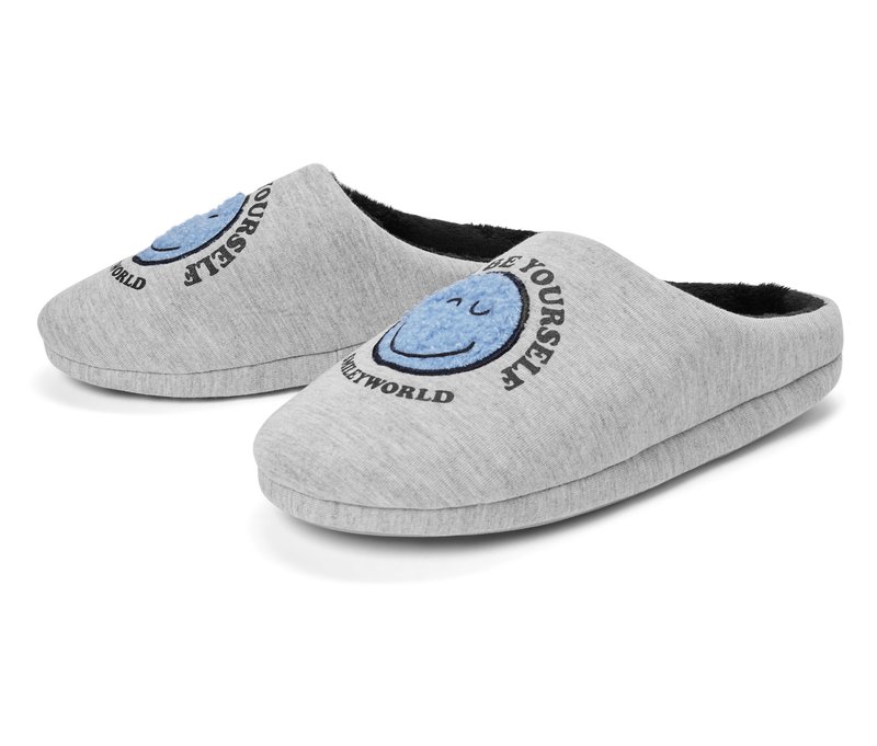 Tchibo - Hausschuh Smileyworld® - Unisex - Gr. 32-33 - hellblau