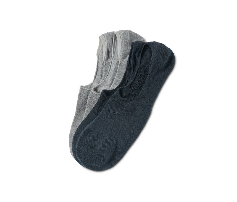 Tchibo - 2 Paar Sport-Füßlinge - Unisex - Gr. 39-42 - dunkelblau