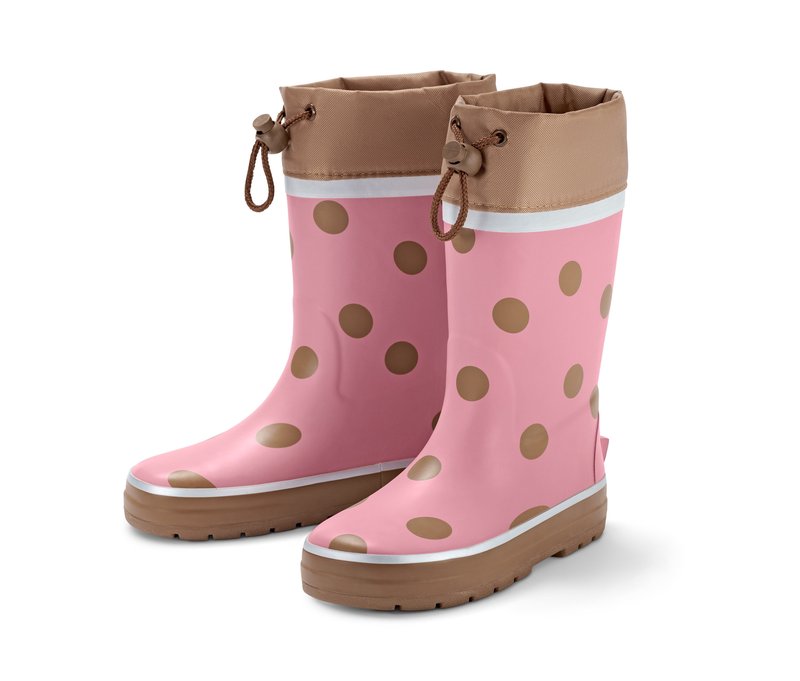 Tchibo - Gummistiefel - Unisex - Gr. 24-25 - rosa/print