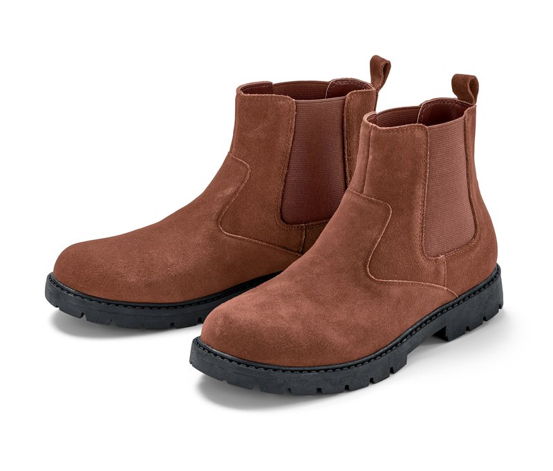Tchibo - Lederstiefel - Unisex - Gr. 35 - braun