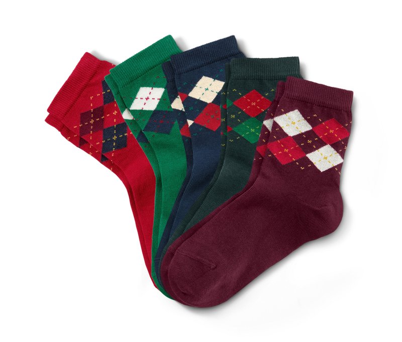 Tchibo - 5 Paar Kleinkinder-Socken - Unisex - Gr. 23-26 - bordeaux