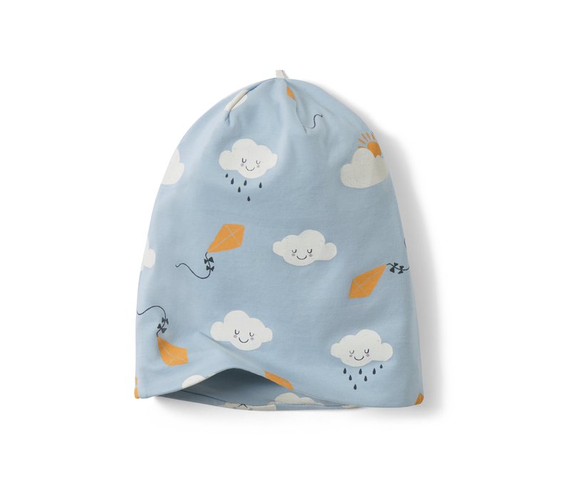 Tchibo - Kinder-Jerseymütze - Unisex - Gr. 53-56 - hellblau/print