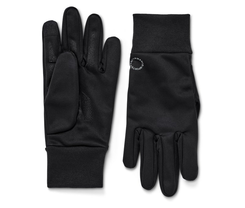 Tchibo - Windprotection-Handschuhe - Unisex - Gr. 8,5 - schwarz