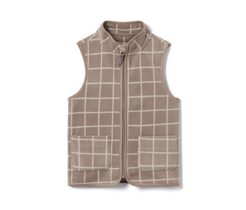 Tchibo - Kinder-Fleeceweste - Unisex - Gr. 122/128 - beige