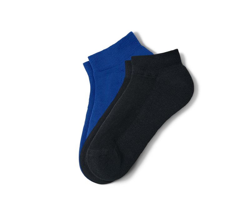 Tchibo - 2 Paar Funktions-Sportsocken - Unisex - Gr. 35-38 - schwarz