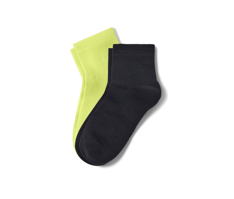 Tchibo - 2 Paar kurze Sportsocken - Unisex - Gr. 39-42 - gelb