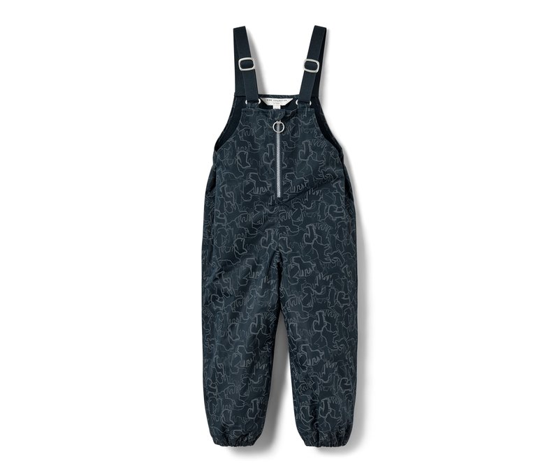 Tchibo - Kinder Thermo-Regenhose mit reflektierenden Elementen - Unisex - Gr. 86/92 - silber/print