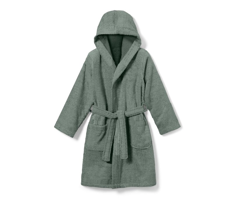 Tchibo - Kinder-Bademantel - Unisex - Gr. 122/128 - grün