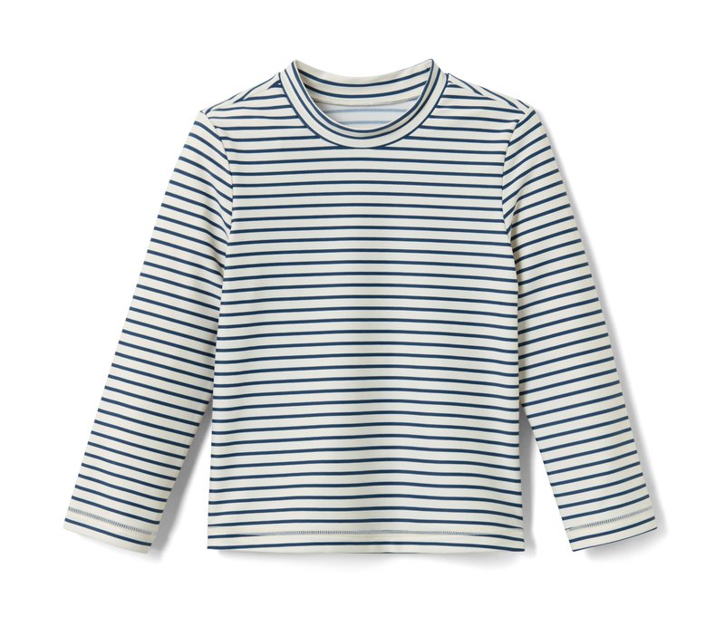 Tchibo - Kinder-Shirt mit UV-Schutzfaktor 80 - Unisex - Gr. 98/104 - creme/gestreift