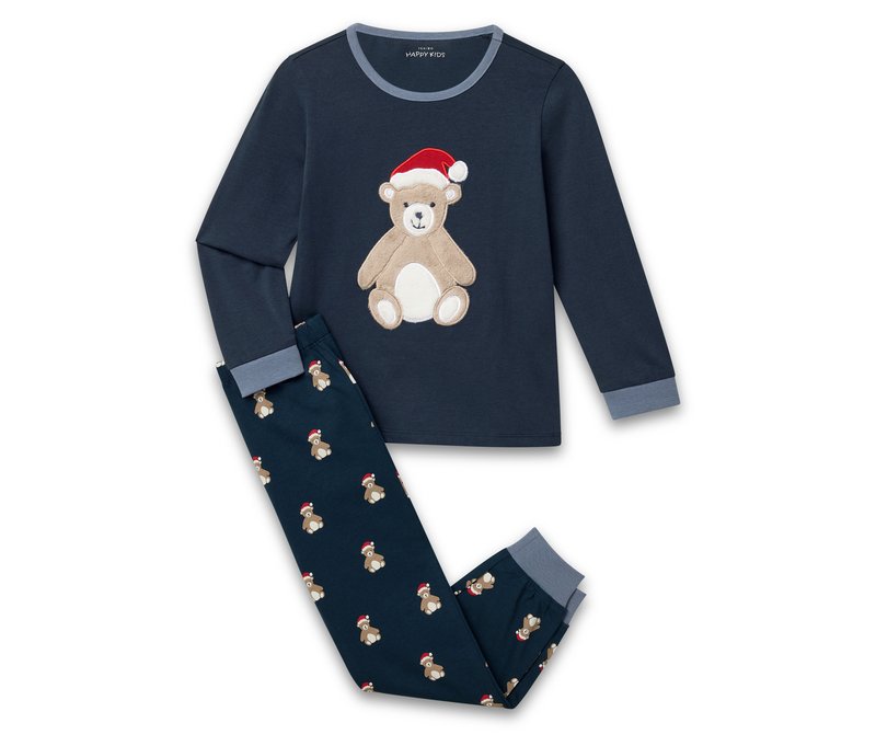 Tchibo - Kinder-Pyjama - Unisex - Gr. 110/116 - dunkelblau