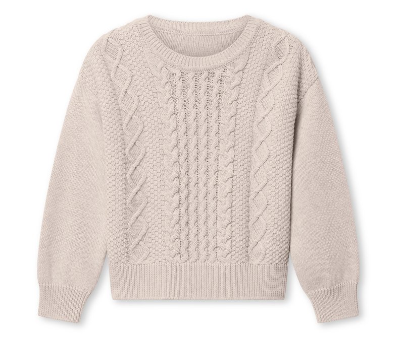 Tchibo - Kinder-Strickpullover - Unisex - Gr. 122/128 - weiß