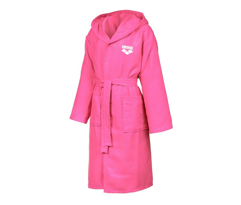arena Kinder-Mikrofaser-Bademantel Zeal - Unisex - Gr. 140 - pink
