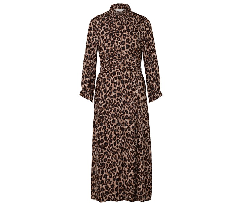 Tchibo - Bedrucktes Hemdblusenkleid - Damen - Gr. 46 - schwarz/print