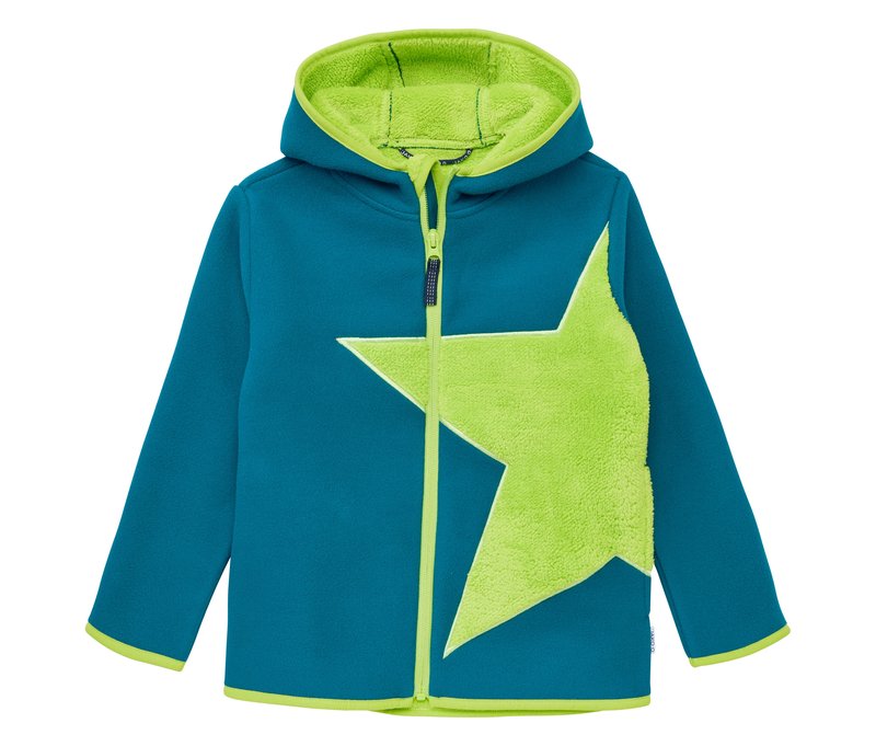 Tchibo - Jako-O Kuschelfleecejacke - Unisex - Gr. 128/134 - petrol