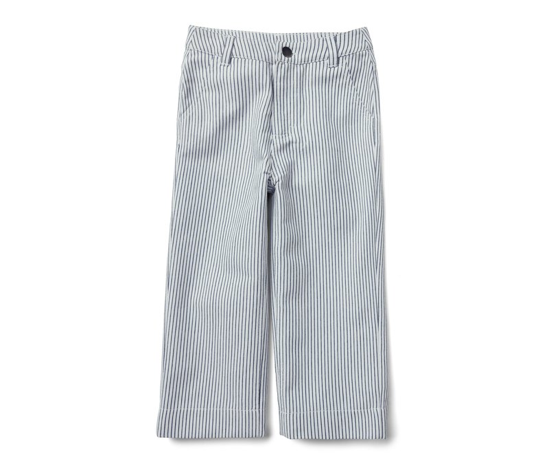 Tchibo - Kinder-Webhose - Unisex - Gr. 122 - weiß/gestreift