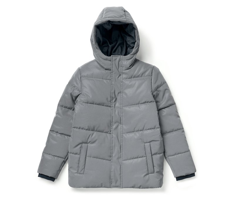 Tchibo - Reflektierende Kinder-Steppjacke - Unisex - Gr. 158/164 - silber