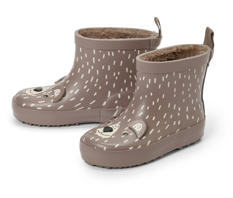 Tchibo - Kinder-Chelsea-Regenstiefel - Gr. 24-25 - creme/print