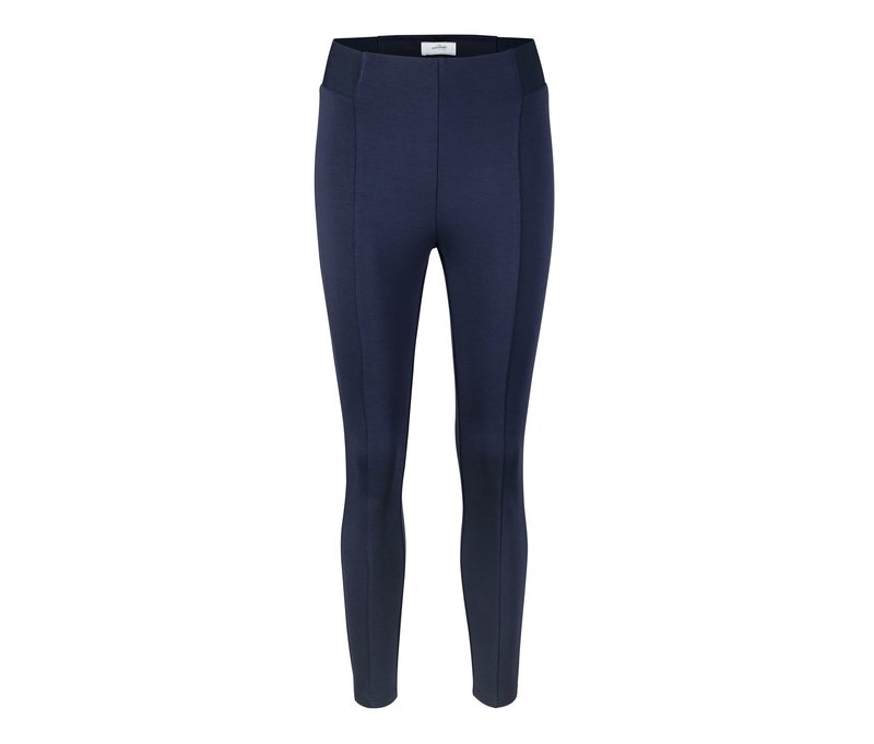 Tchibo - Figurformende Jerseyhose - Damen - Gr. XL - dunkelblau