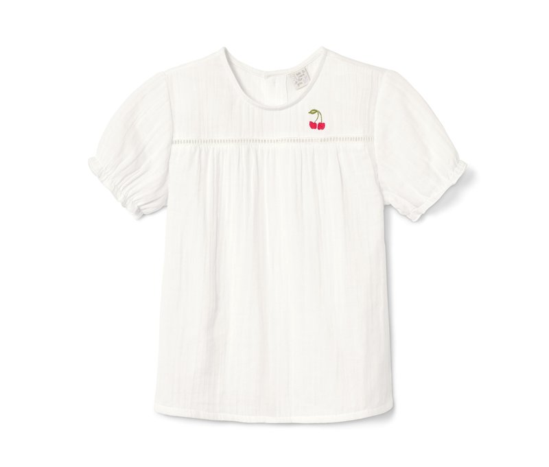 Tchibo - Bluse - Baby - Gr. 86/92 - weiß