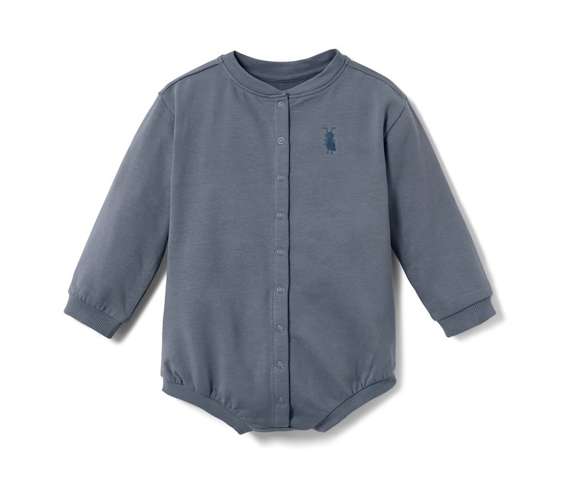 Tchibo - Baby-Sweat-Strampler - Baby - Gr. 98/104 - dunkelblau