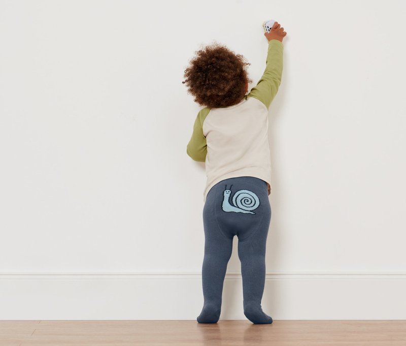 Tchibo - 4 Baby-und-Kleinkinder-Strumpfhosen - Kinder - Gr. 110/116 - dunkelblau