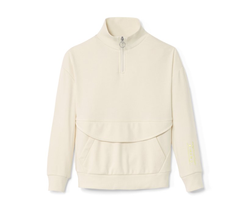 Tchibo - Kinder-Troyer - Kinder - Gr. 122/128 - creme