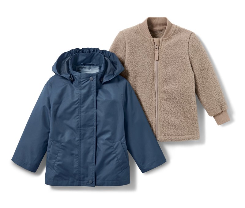 Tchibo - Kleinkind-3-in-1-Outdoorjacke - Baby - Gr. 86/92 - blau
